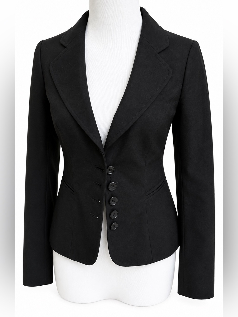The Limited Black Women's Fitted Lined Blazer Jacket Size 0